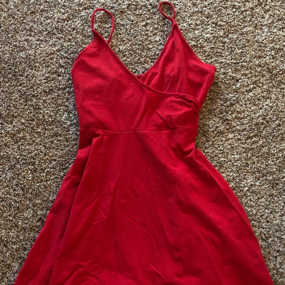 FOREVER 21 Red Skater Dress